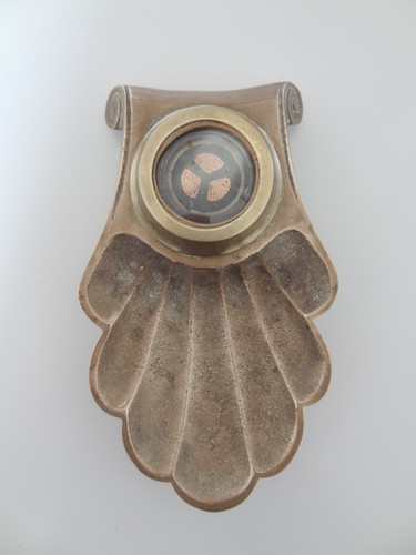 Cendrier laiton coquillage - cendrier, en