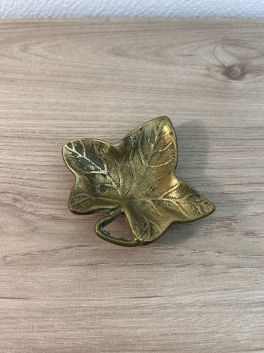 Cendrier laiton feuille - cendrier,
